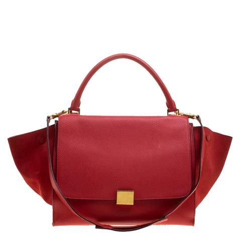 red celine trapeze bag|Celine bag crossbody price.